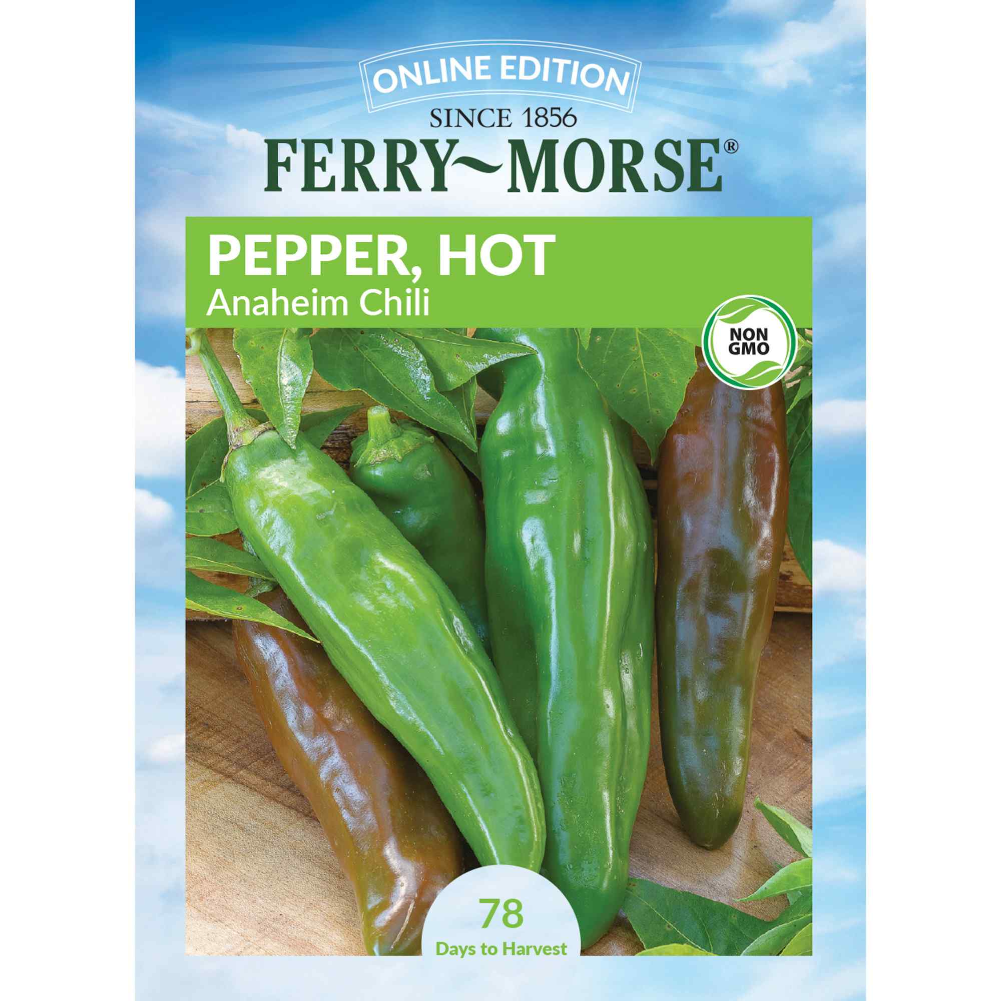 Ferry-Morse pepper Anaheim chili seed packet